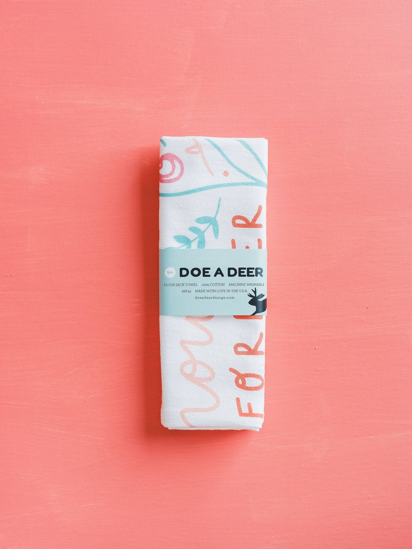 Doe A Deer - May You Bloom & Grow Towel - Limited Edition!