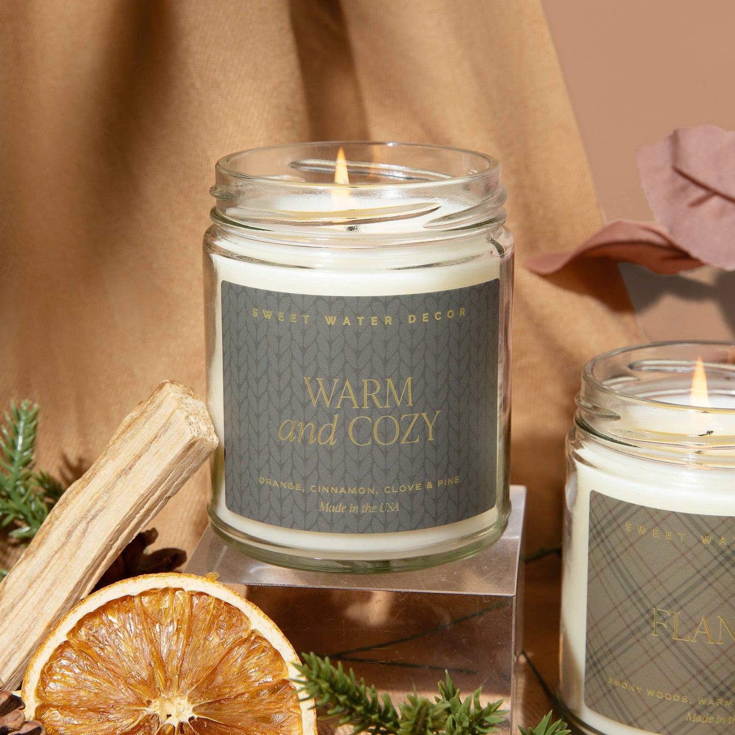 Warm and Cozy 9 oz Soy Candle