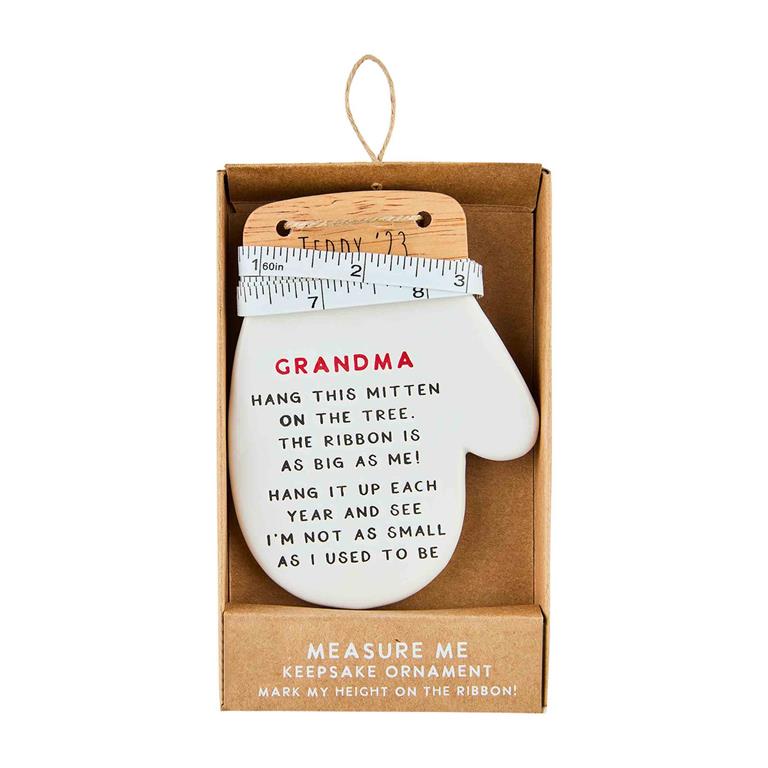 MITTEN RIBBON ORNAMENT