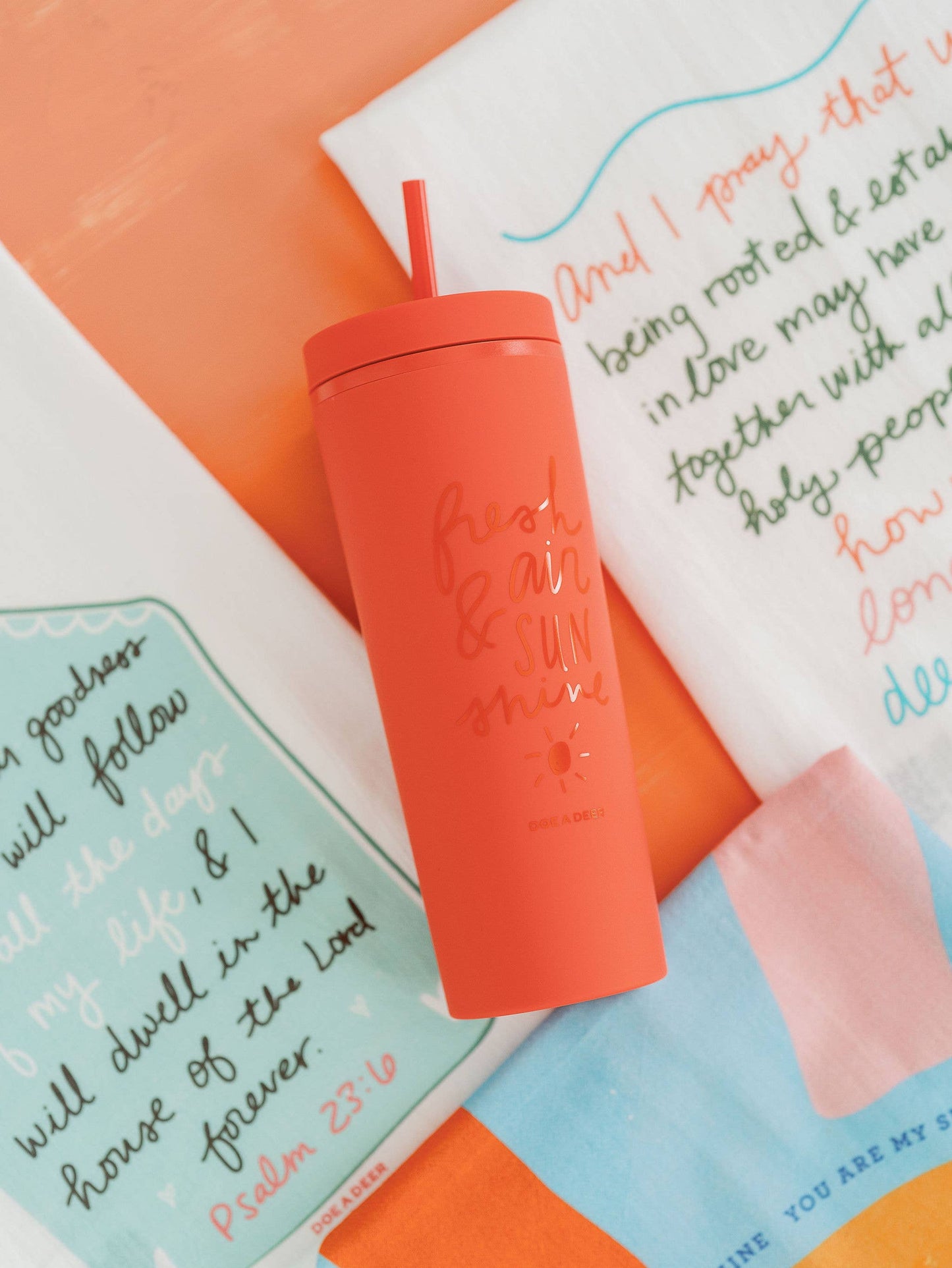 Doe A Deer - Fresh Air & Sunshine Tumbler