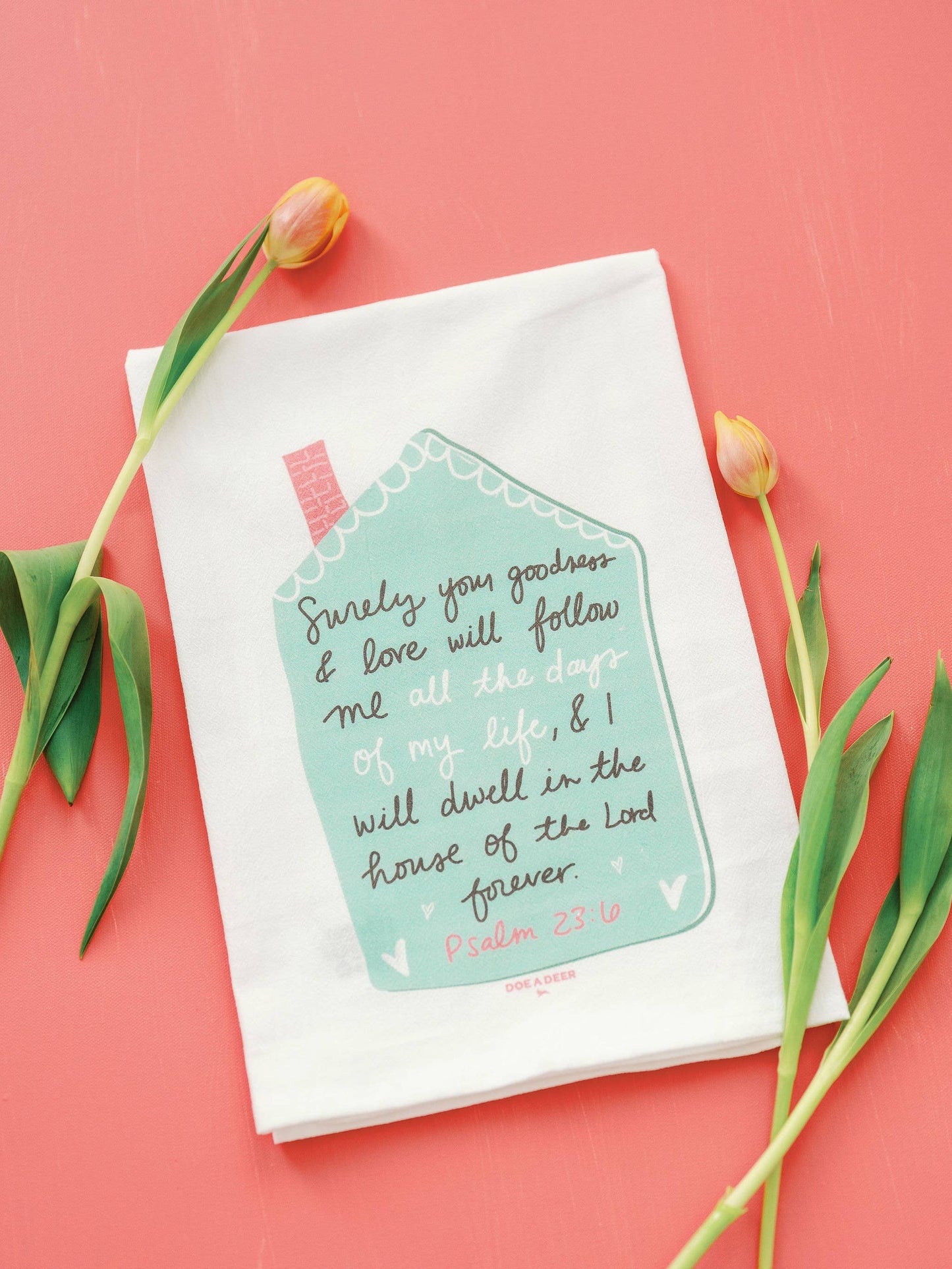 Doe A Deer - House of the Lord Flour Sack Towel