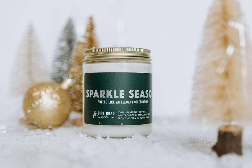 Dirt Road Candle Co - Sparkle Season Candle: 16 oz Candle