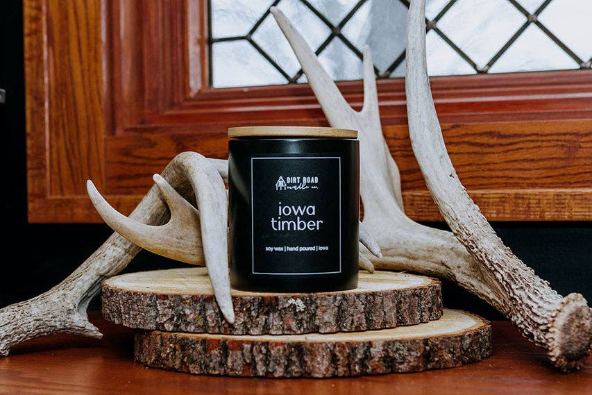 Dirt Road Candle Co - Iowa Timber Candle: 12 oz