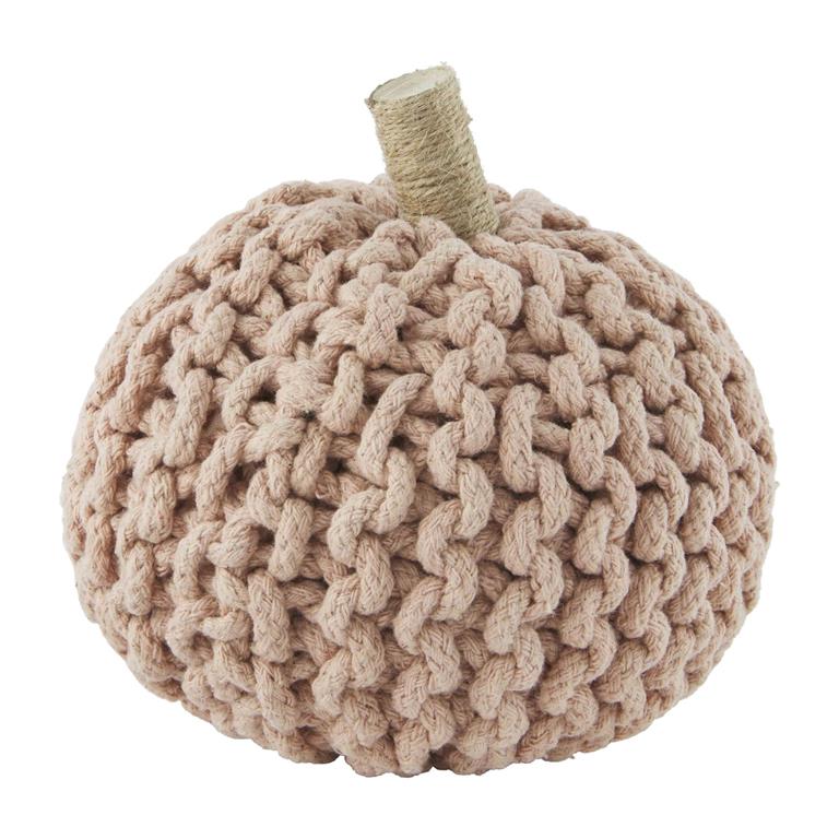 SMALL KNIT FABRIC PUMPKIN
