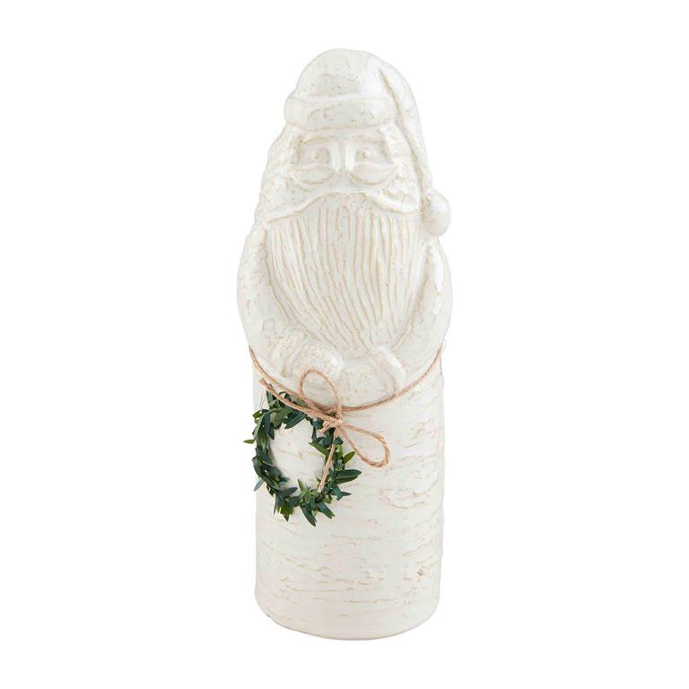 White Santa Sitter Small