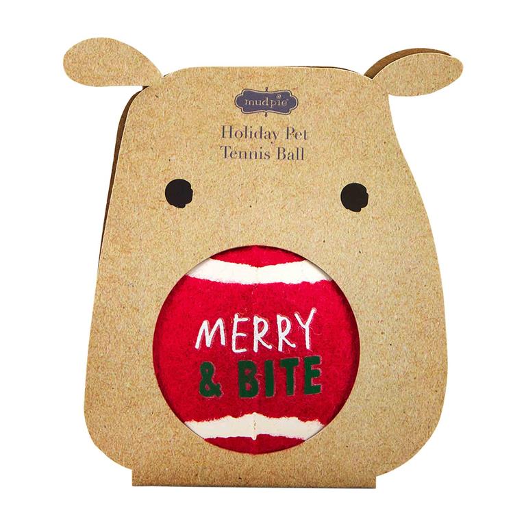 REINDEER XMAS TENNIS BALL