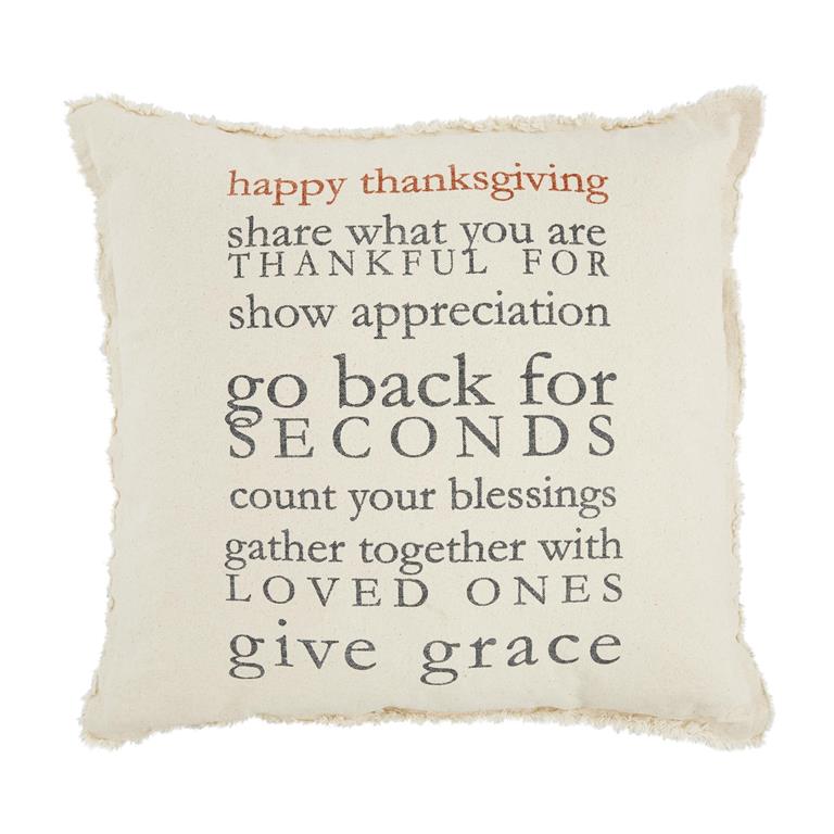 THANKSGIVING RULES PILLOWS