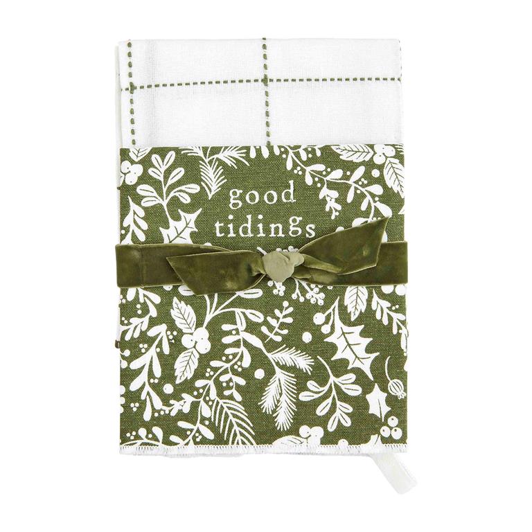 GOOD WHITE XMAS TOWEL SET