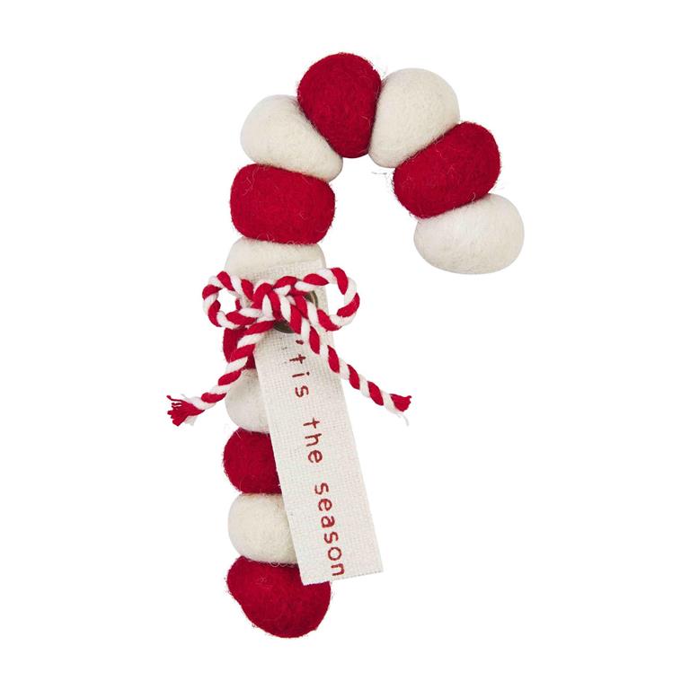 TIS SEASON CANDY CANE ORNAMENT