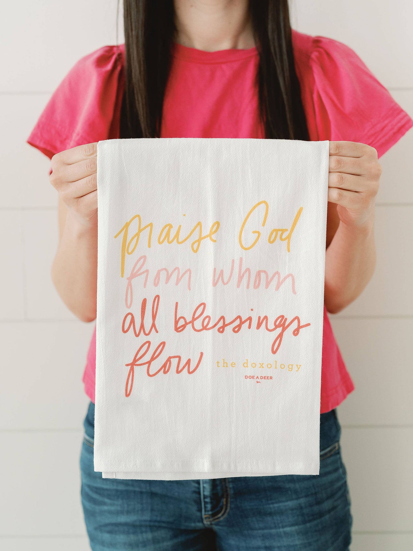 Doe A Deer - Doxology Flour Sack Towel