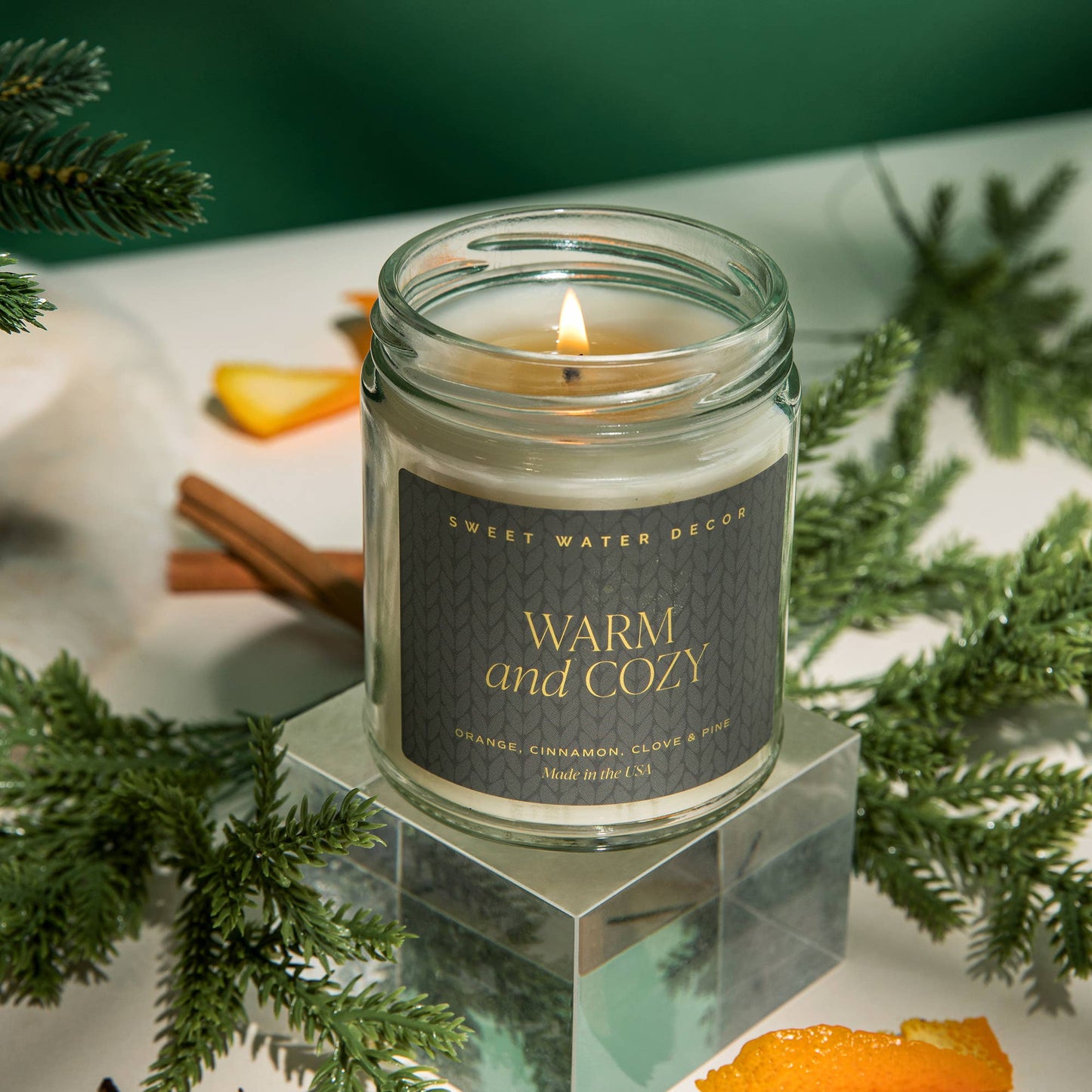 Warm and Cozy 9 oz Soy Candle