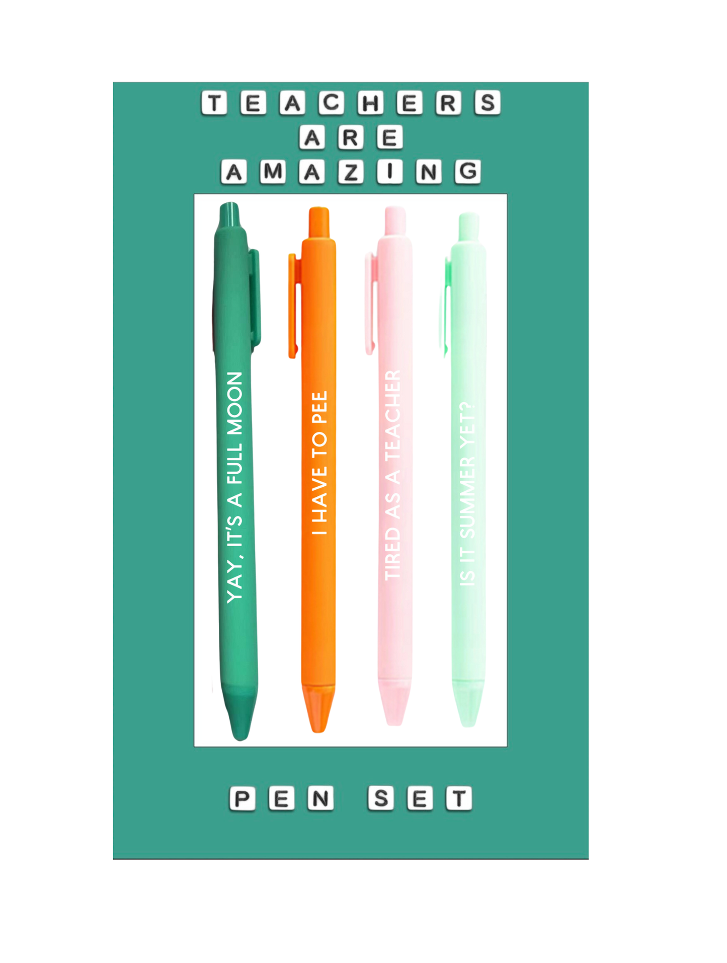 Aspen Lane - Teachers are Amazing Pen Set Gift | Teacher Appreciation