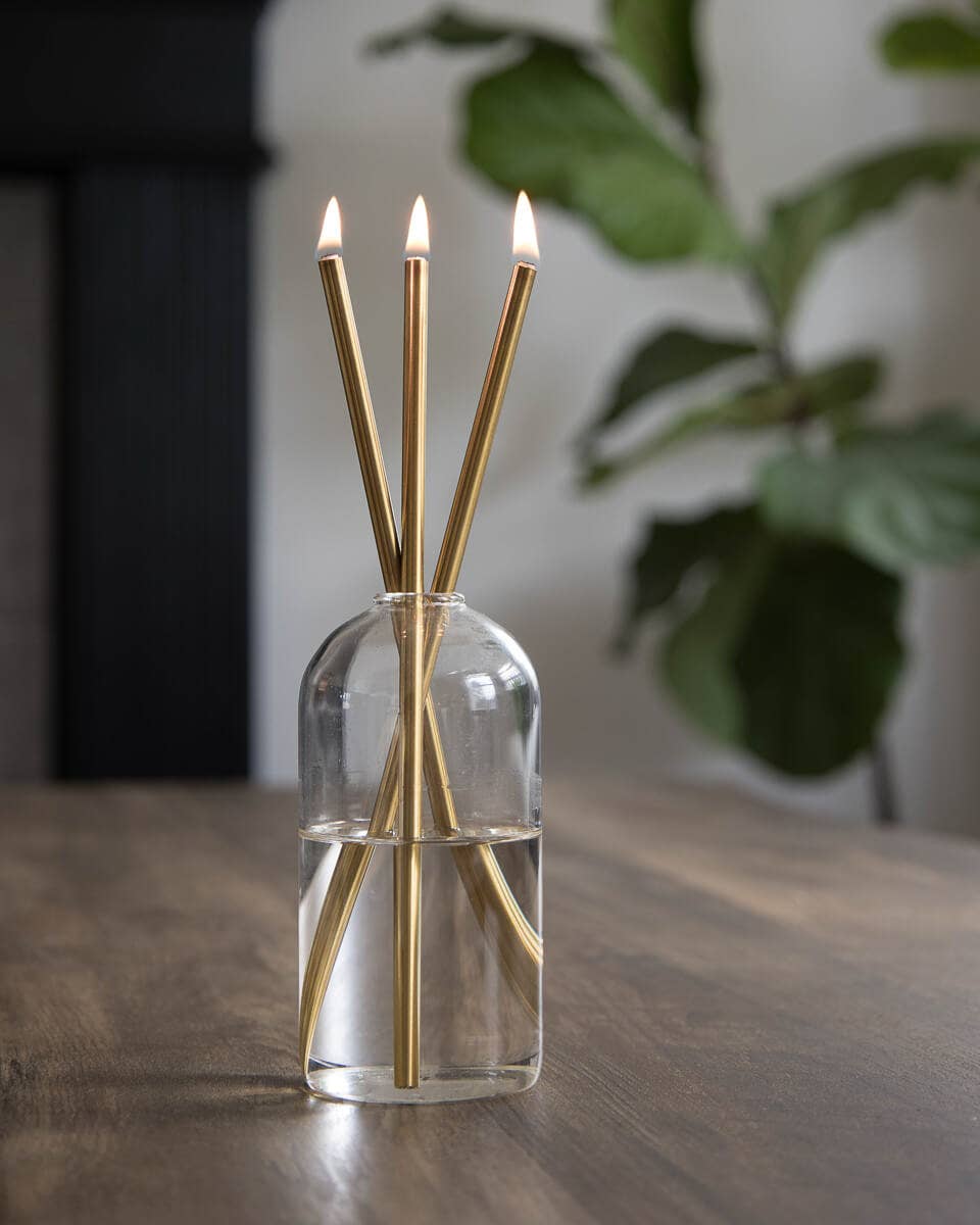 Everlasting Candle Co. - Gold Everlasting Candles