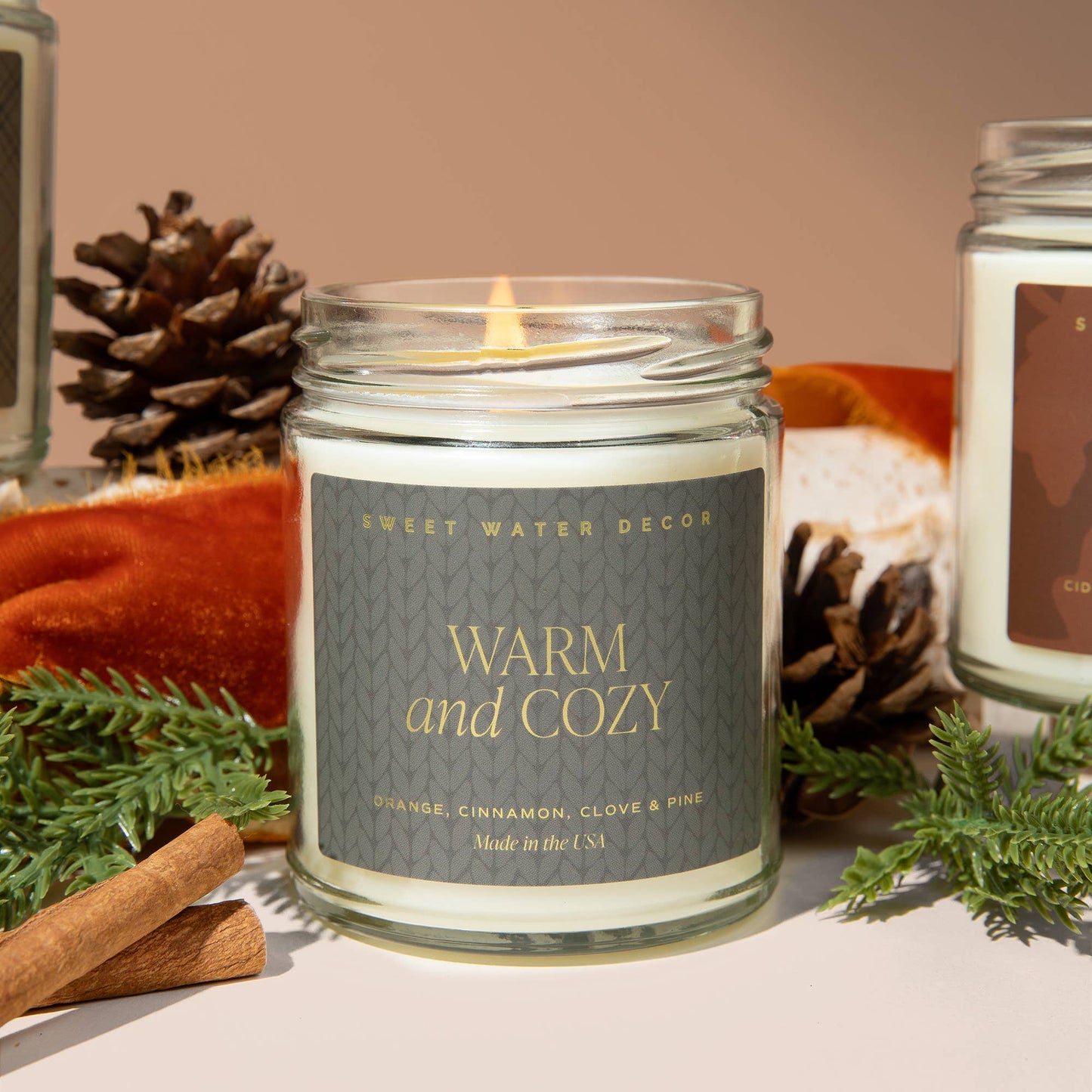 Warm and Cozy 9 oz Soy Candle