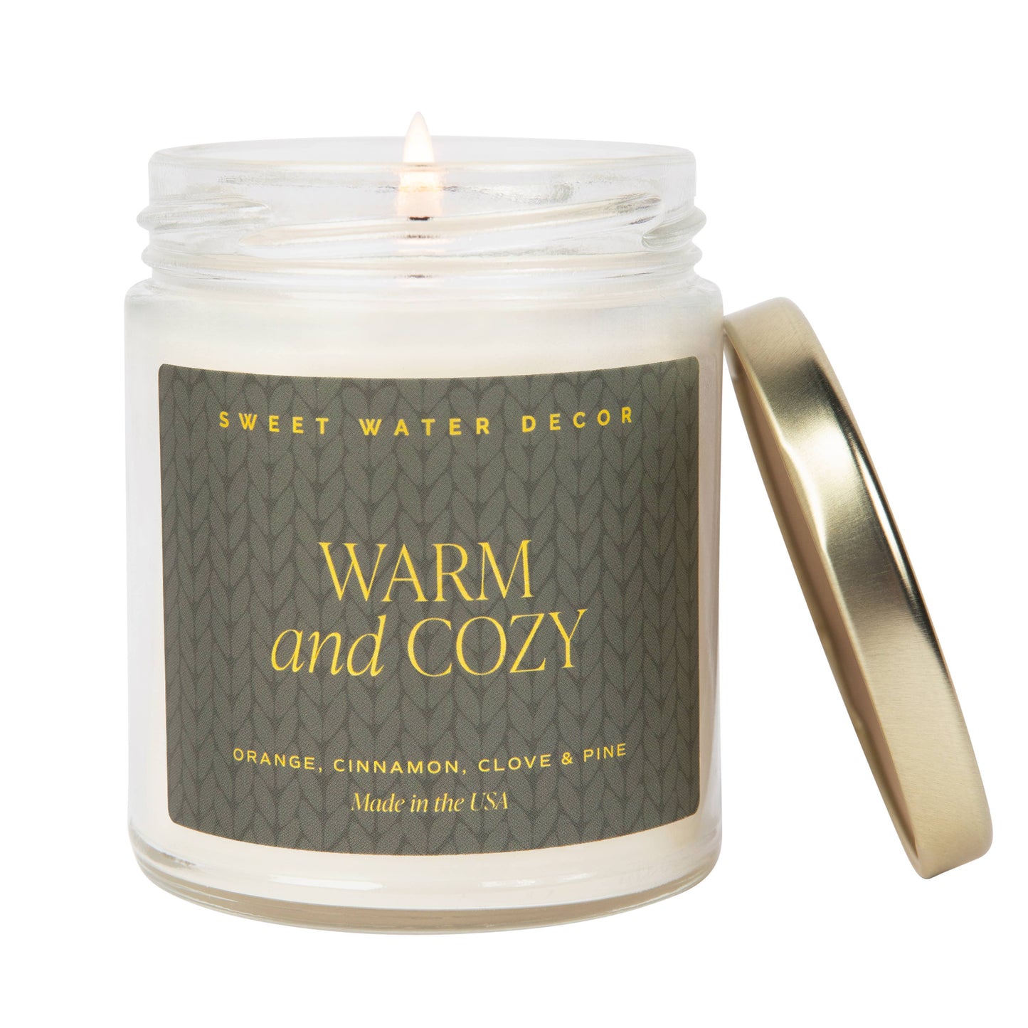 Warm and Cozy 9 oz Soy Candle