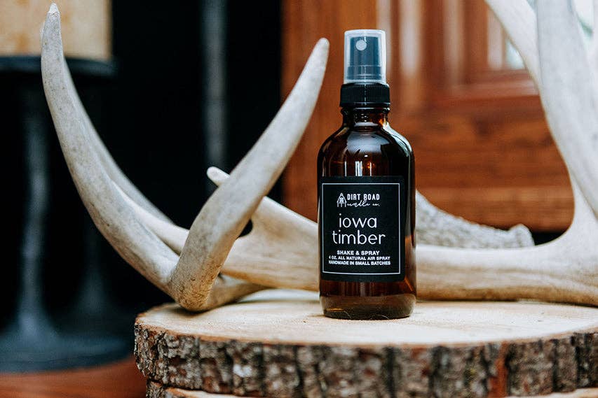 Dirt Road Candle Co - Iowa Timber Air + Room Spray
