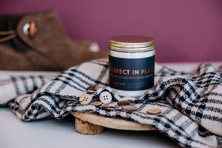 Dirt Road Candle Co - Perfect In Plaid Candle: 16 oz Candle