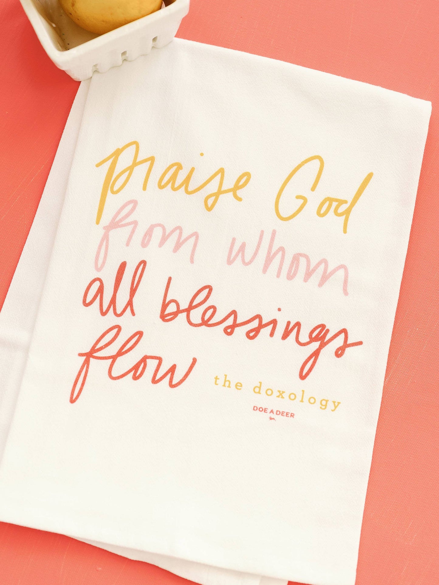 Doe A Deer - Doxology Flour Sack Towel