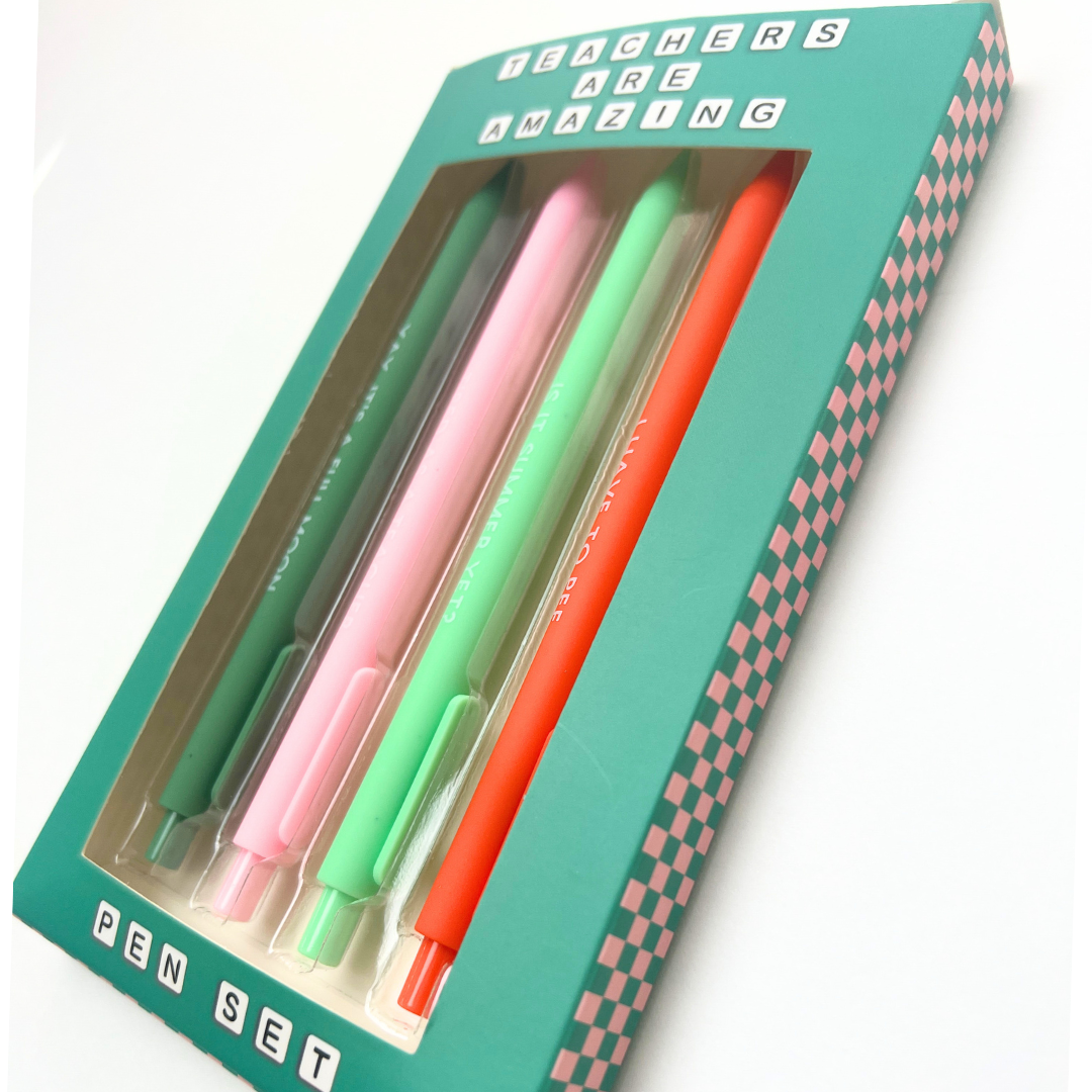 Aspen Lane - Teachers are Amazing Pen Set Gift | Teacher Appreciation