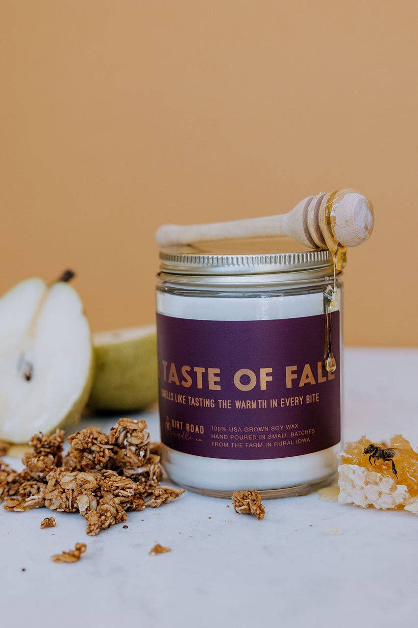 Dirt Road Candle Co - A Taste Of Fall Candle: 8 oz Candle