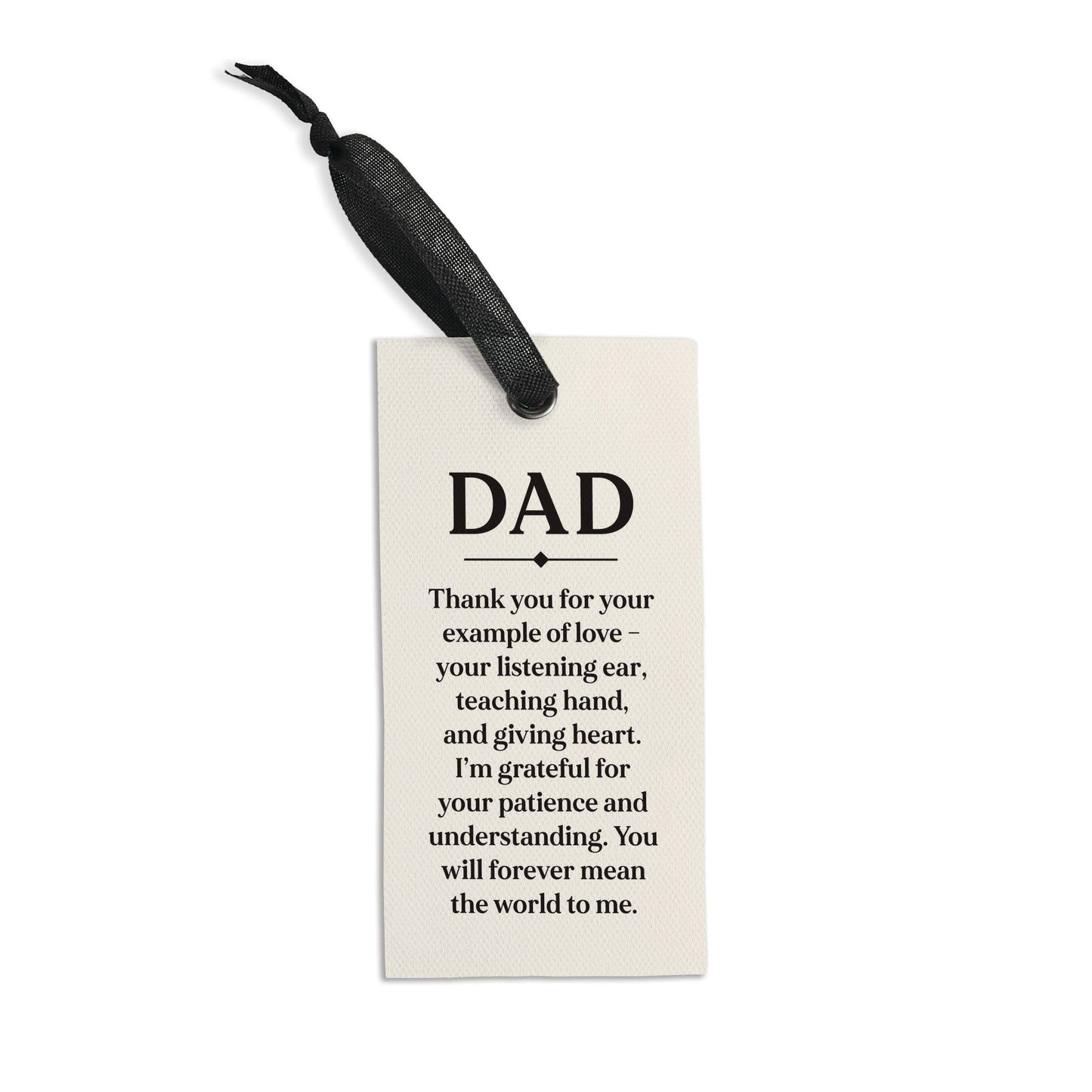 Dad Thank You For Your Example Linen Tag