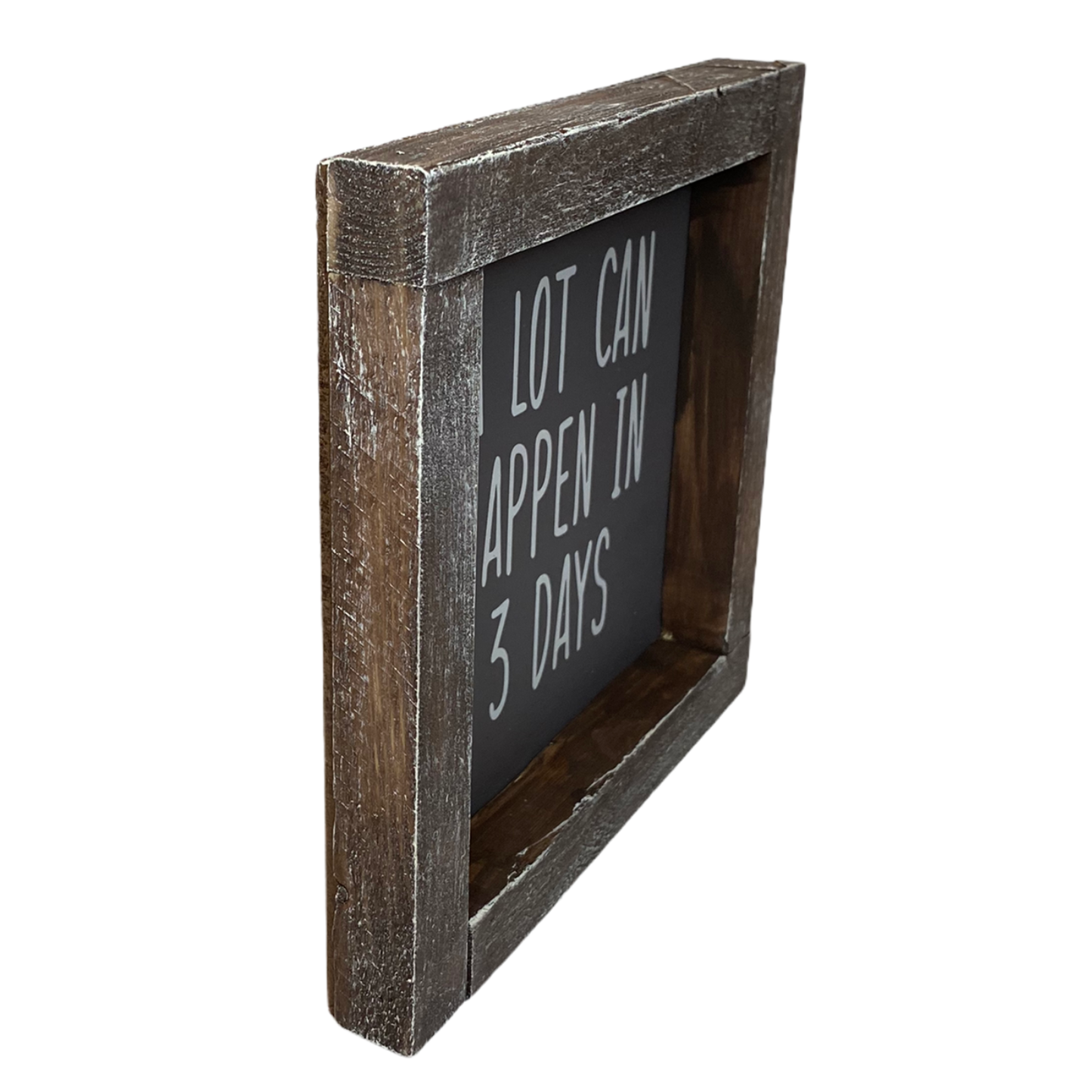 A Lot Can Happen- Faith Framed Sign