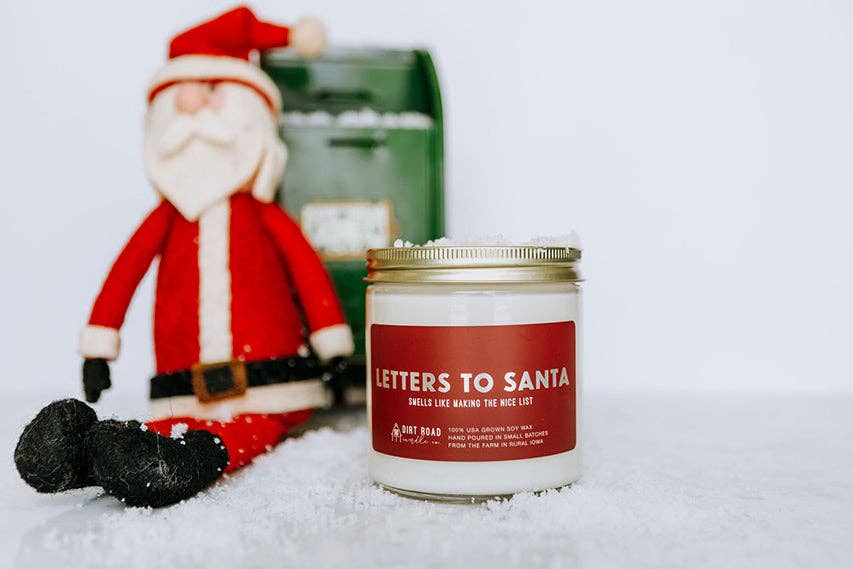 Dirt Road Candle Co - Letters To Santa Candle: 16 oz Candle