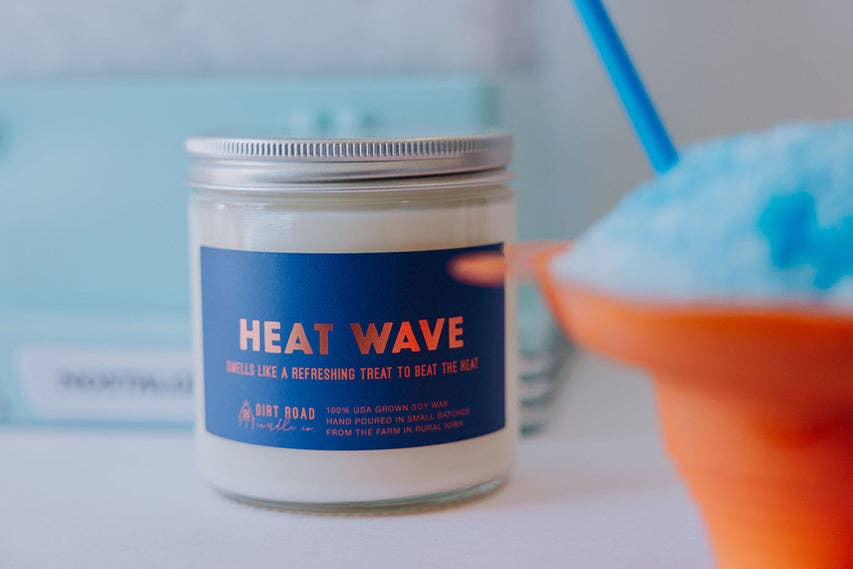 Dirt Road Candle Co - Heat Wave Candle: 8 oz Candle