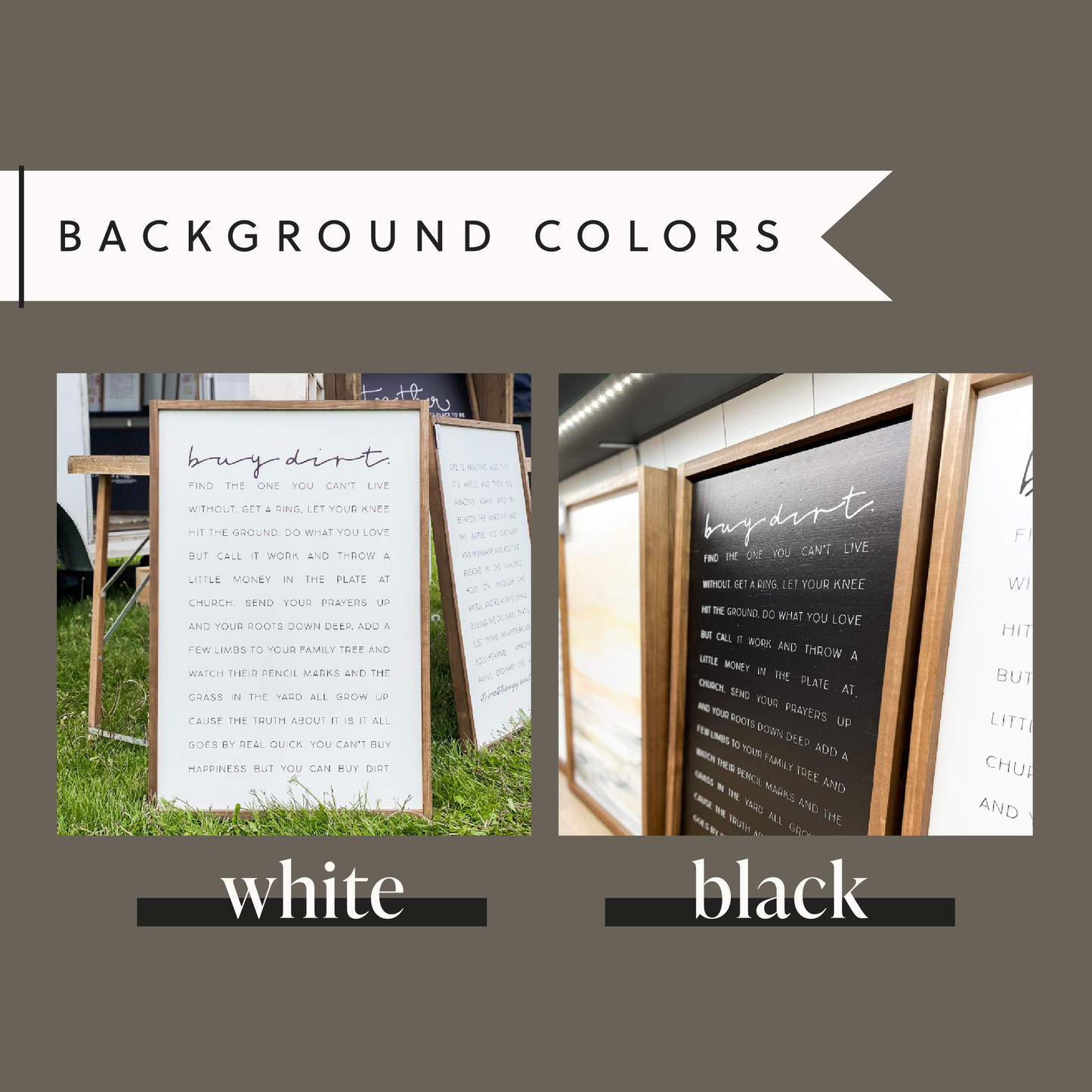Do Not Be Dismayed | Mother's Day Gifts: White / Dark Walnut / 8x12"