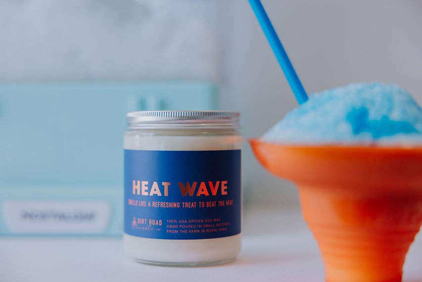 Dirt Road Candle Co - Heat Wave Candle: 8 oz Candle