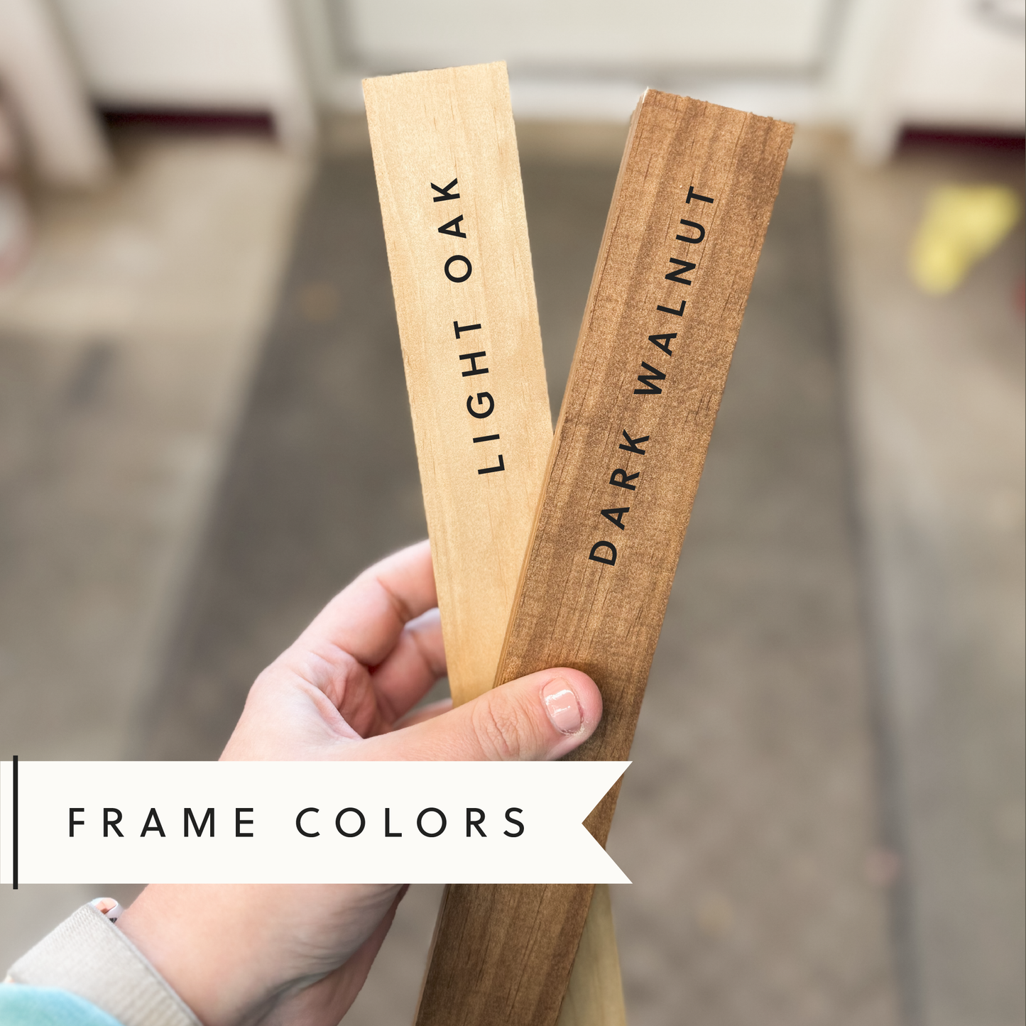 Do Not Be Dismayed | Mother's Day Gifts: White / Dark Walnut / 8x12"