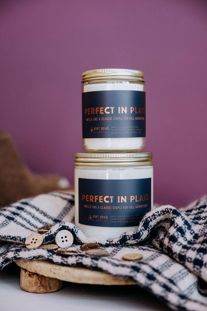 Dirt Road Candle Co - Perfect In Plaid Candle: 16 oz Candle