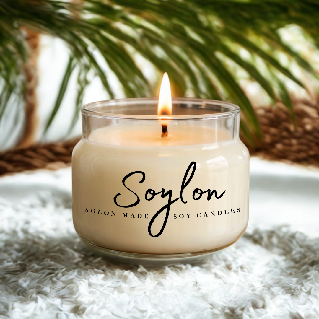 Soylon 2 Wick Candle Tahitian Cream