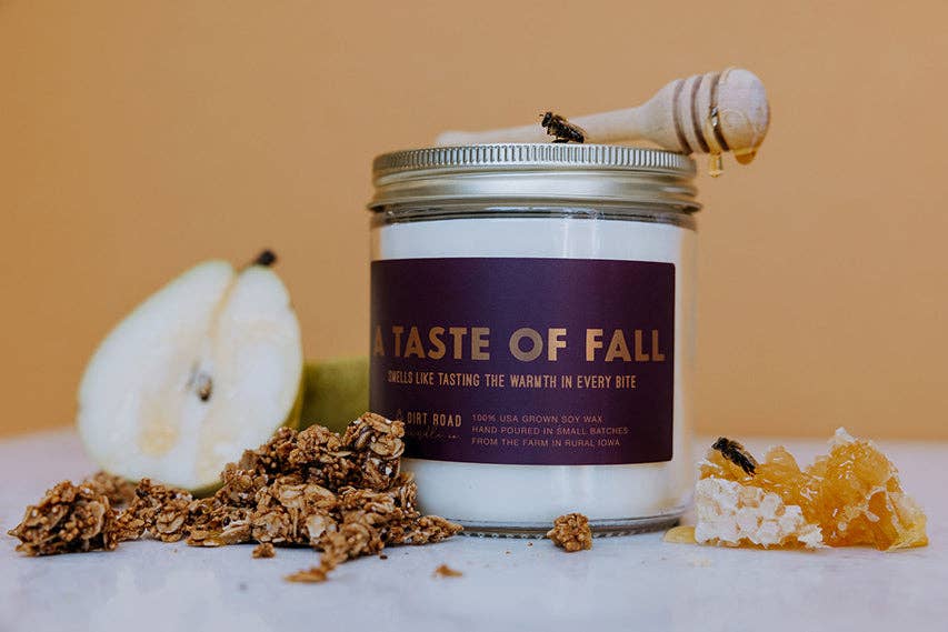 Dirt Road Candle Co - A Taste Of Fall Candle: 8 oz Candle