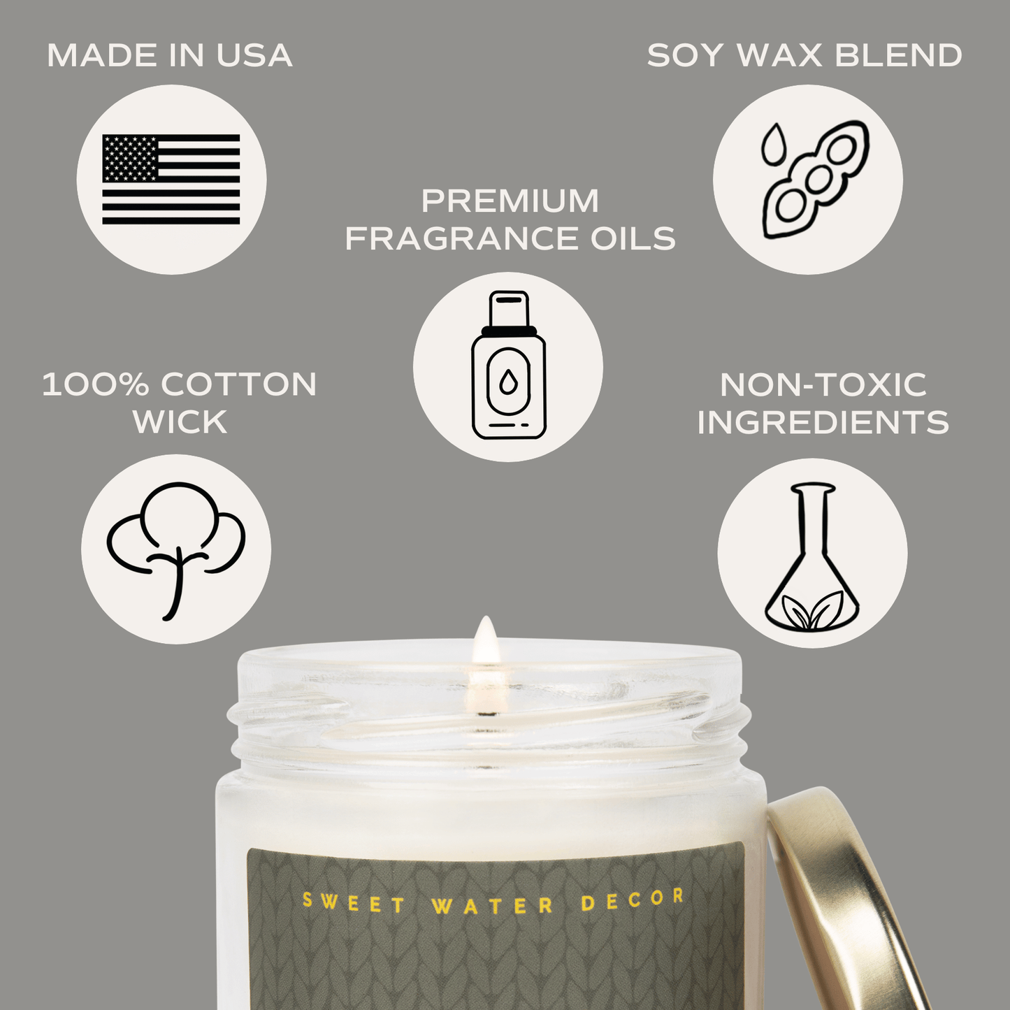 Warm and Cozy 9 oz Soy Candle