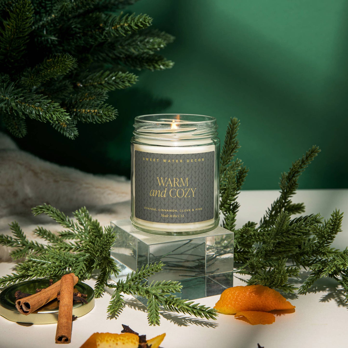 Warm and Cozy 9 oz Soy Candle