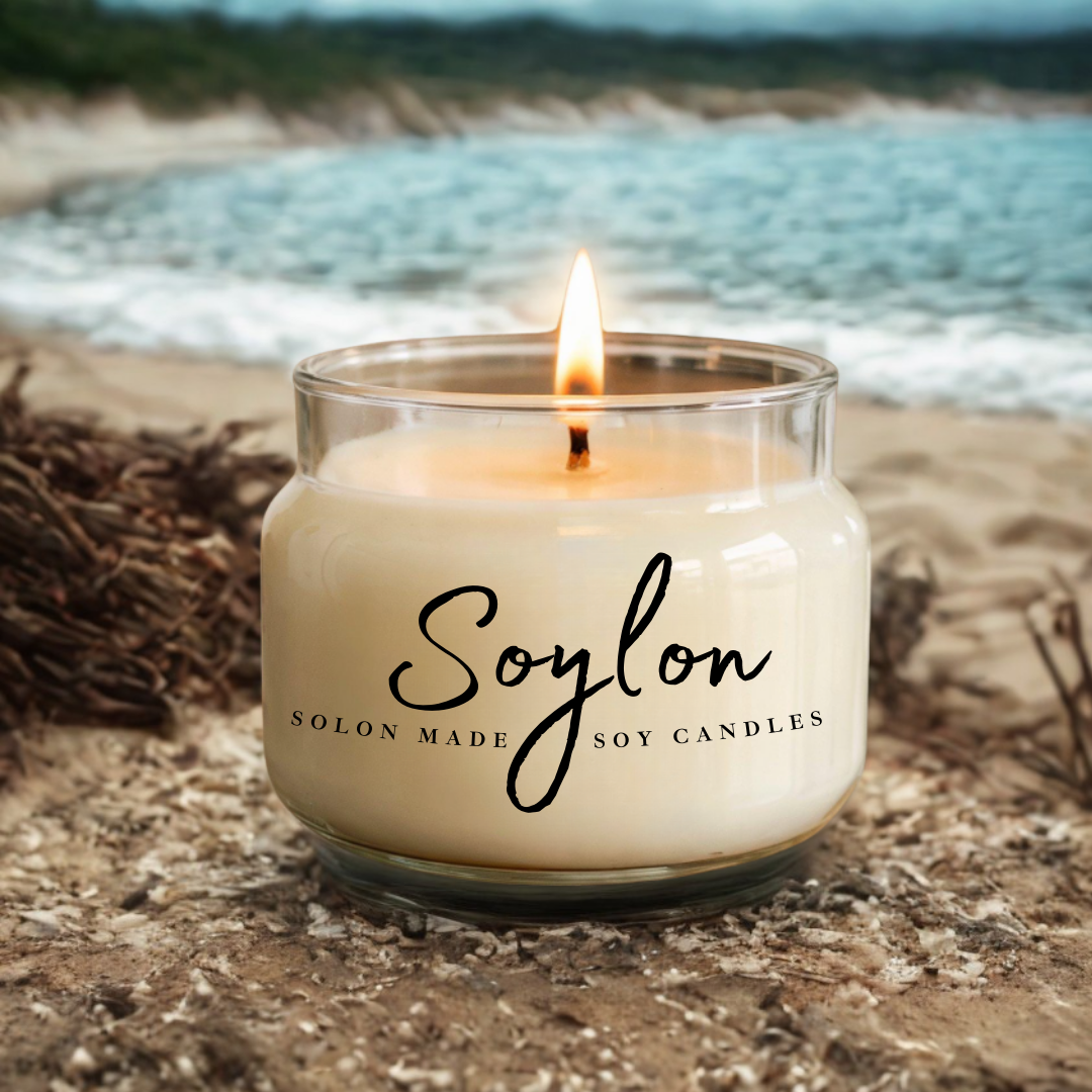 Soylon 2 Wick Candle Beachwood