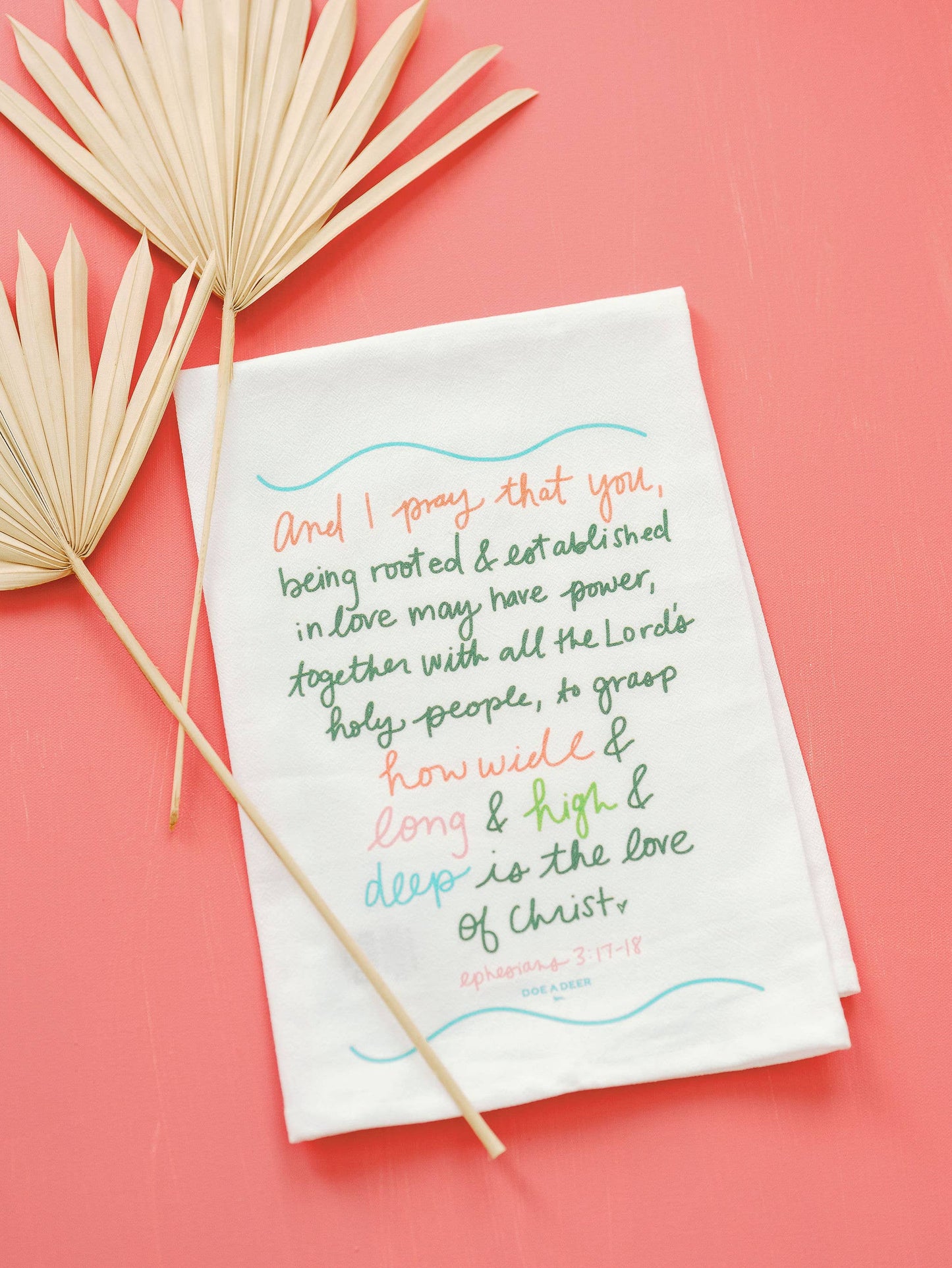 Doe A Deer - Love of Christ Towel