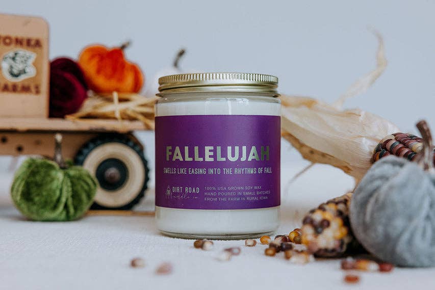 Dirt Road Candle Co - Fallelujah Candle: 8 oz Candle