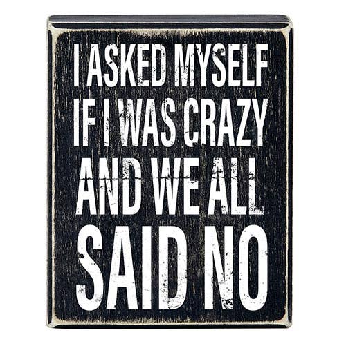 Crazy Box Sign