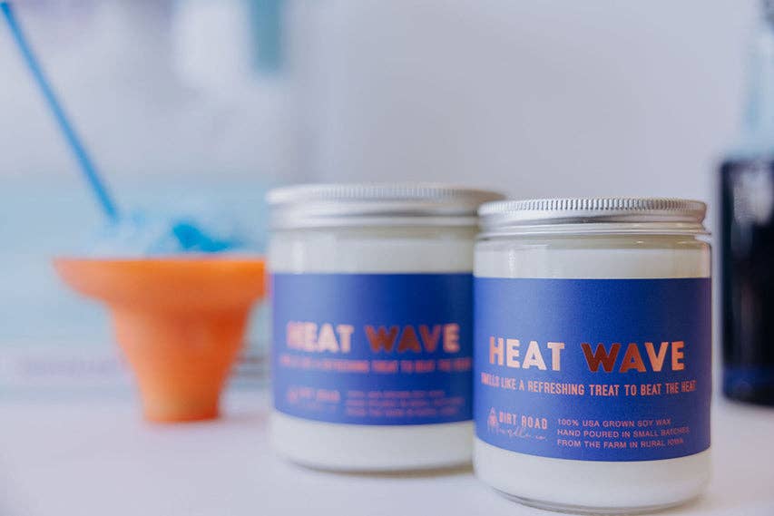 Dirt Road Candle Co - Heat Wave Candle: 8 oz Candle