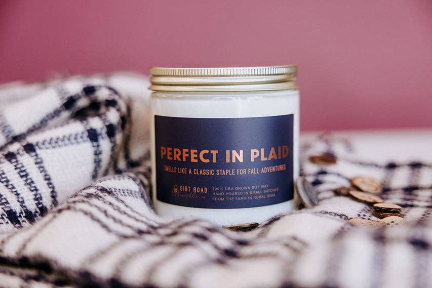 Dirt Road Candle Co - Perfect In Plaid Candle: 16 oz Candle