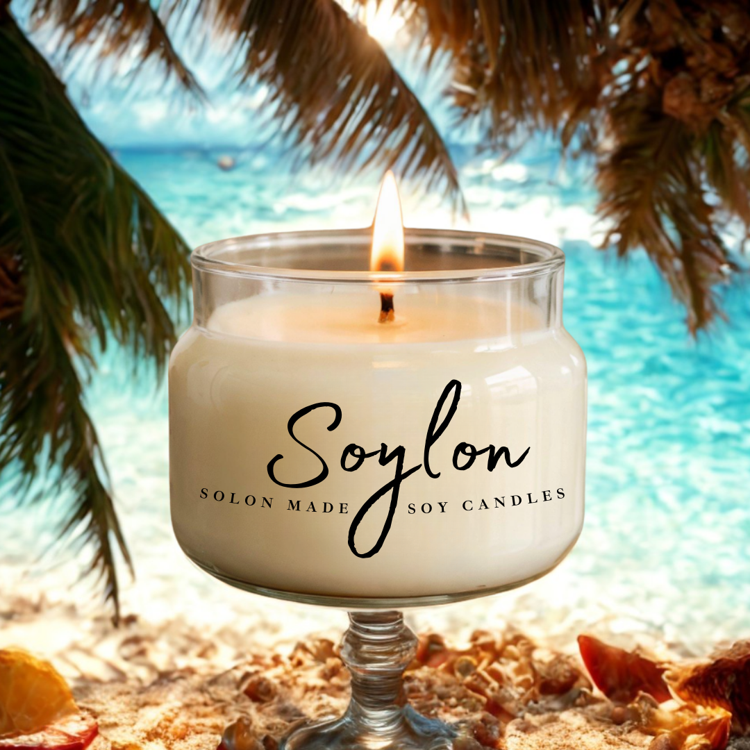 Soylon 2 Wick Candle Bliss on the Beach!