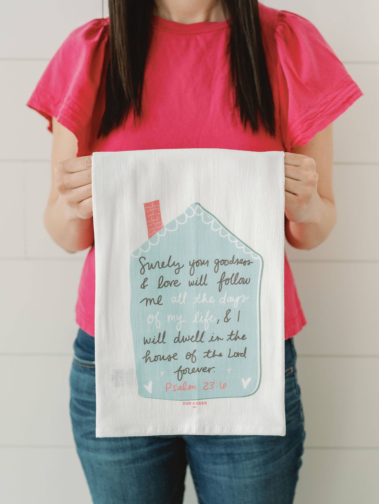 Doe A Deer - House of the Lord Flour Sack Towel