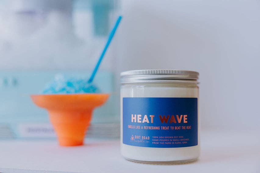 Dirt Road Candle Co - Heat Wave Candle: 8 oz Candle