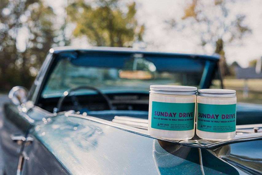 Dirt Road Candle Co - Sunday Drive Candle: 8 oz Candle