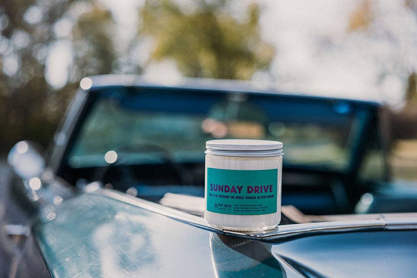 Dirt Road Candle Co - Sunday Drive Candle: 8 oz Candle