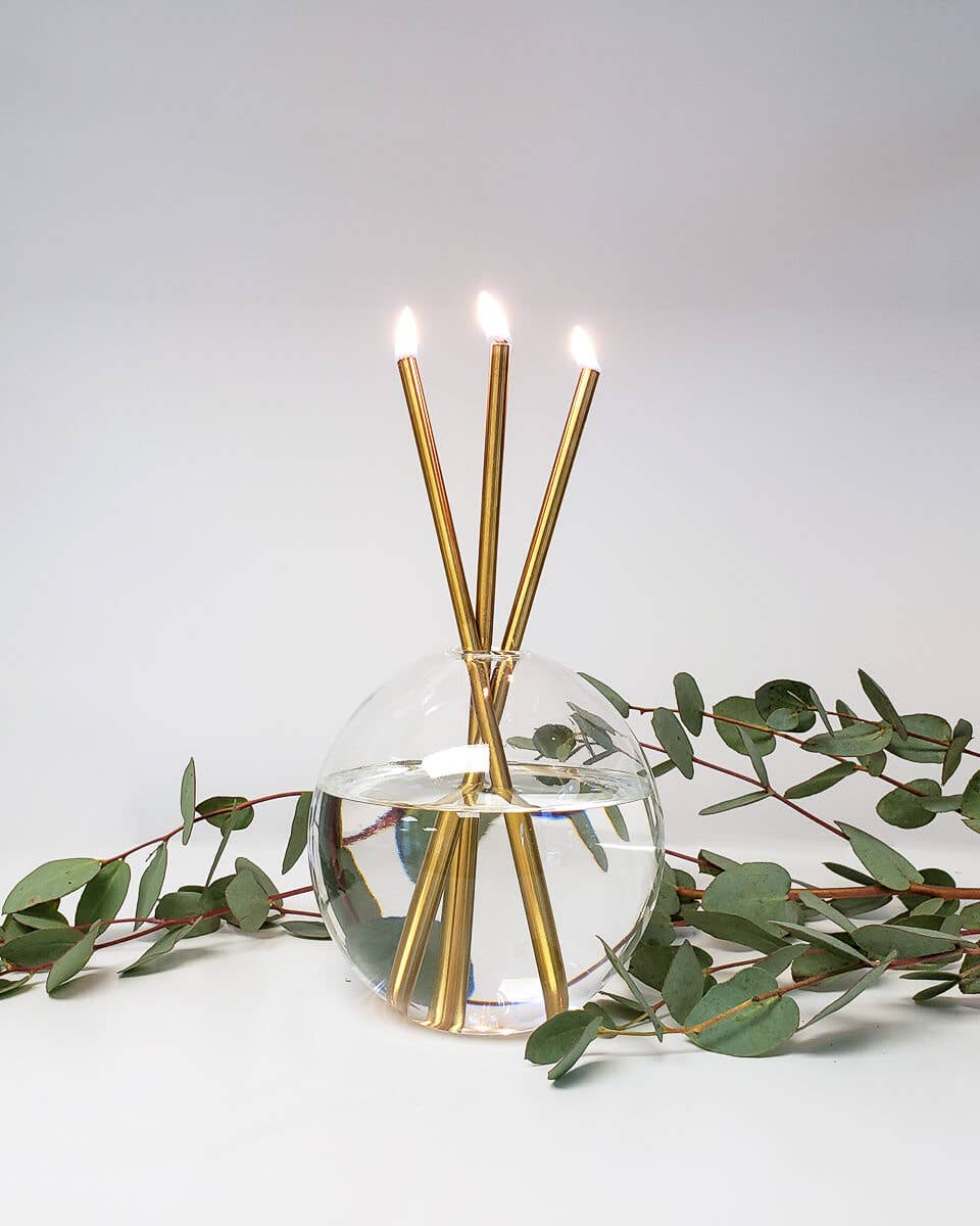 Everlasting Candle Co. - Gold Everlasting Candles