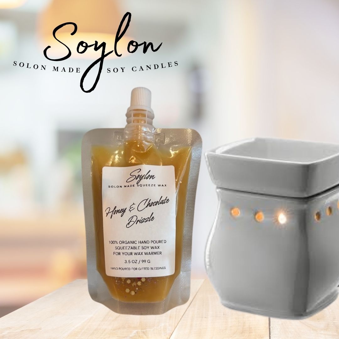 Soylon Squeeze Wax Honey & Chocolate Drizzle