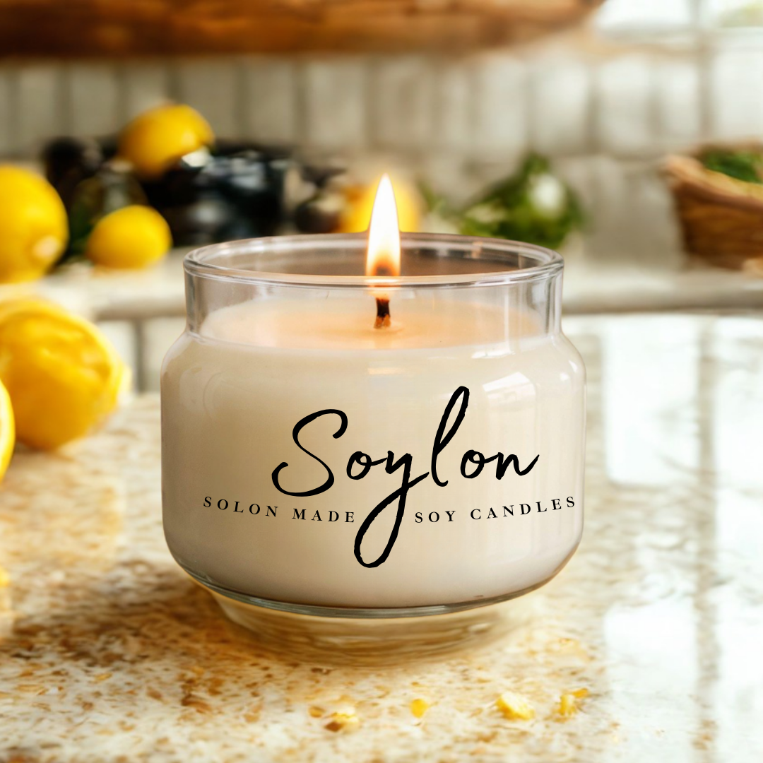 Soylon 2 Wick Candle Lemon Zest